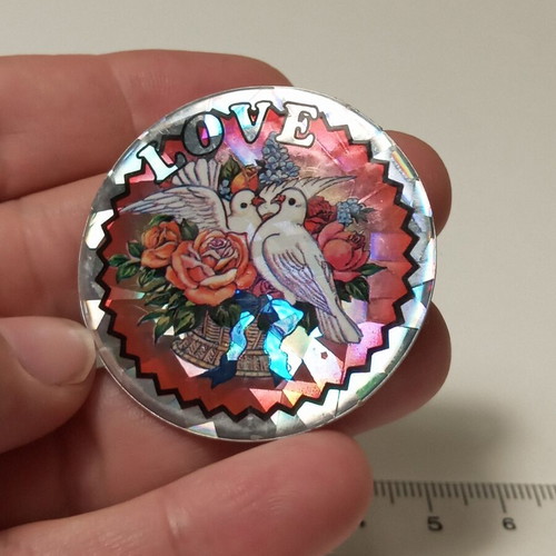 Love collectible cap with iridescent effect like new