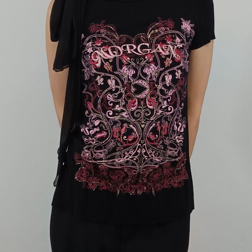 Morgan black top with one sleeve used