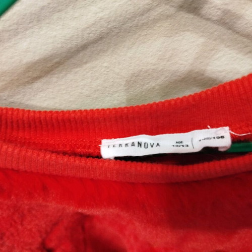 Terranova red sweatshirt like new, size 152/158 for girls