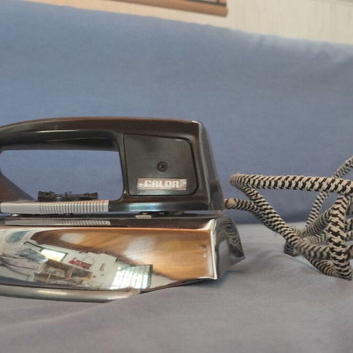 Calor Matic 70s electric iron used, Greek made