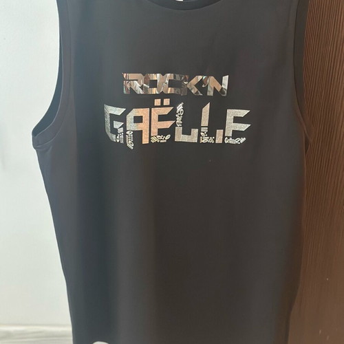 Gaelle Paris tunic new with stones, black, sizes M and L