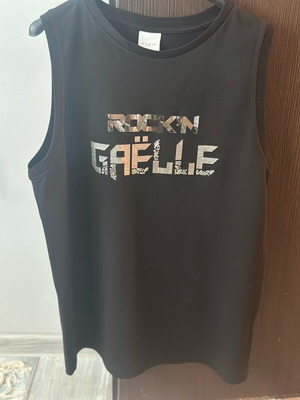 Gaelle Paris tunic new with stones, black, sizes M and L