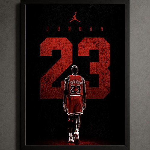 Michael Jordan framed poster 30x40cm new