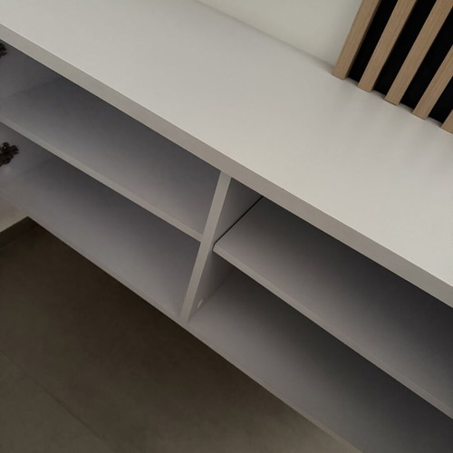 Entrance furniture with cabinet, mirror, hanging and shelves