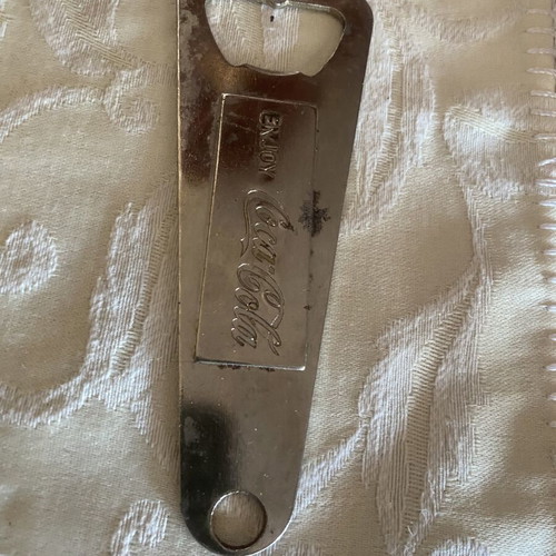 Coca Cola vintage bottle openers used, set of 2 from the 90s