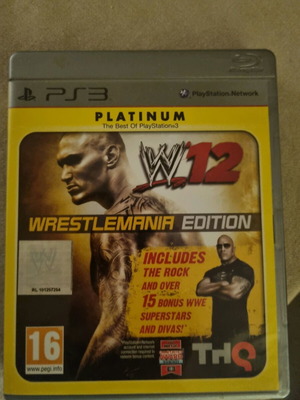 W12 Platinum for PlayStation 3 in like new condition