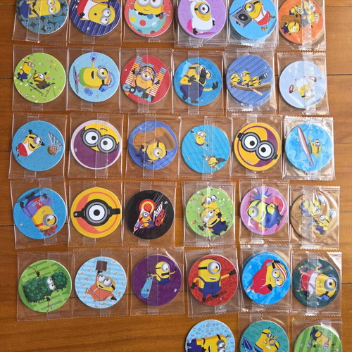 Minions Chipicao Tazos set of 33 new