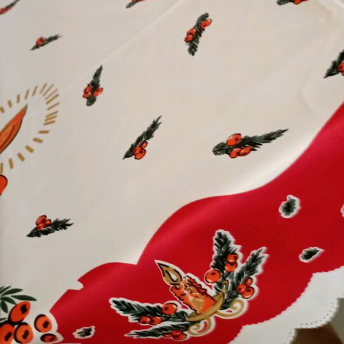 Festive tablecloth used 1.63x1.39 m