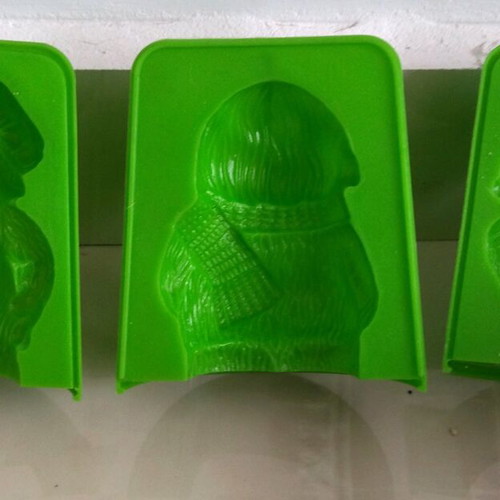 German molds for making gnomes and elves new, vintage
