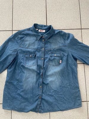 John Baner Jeanswear denim look shirt size 52 XL XXL like new