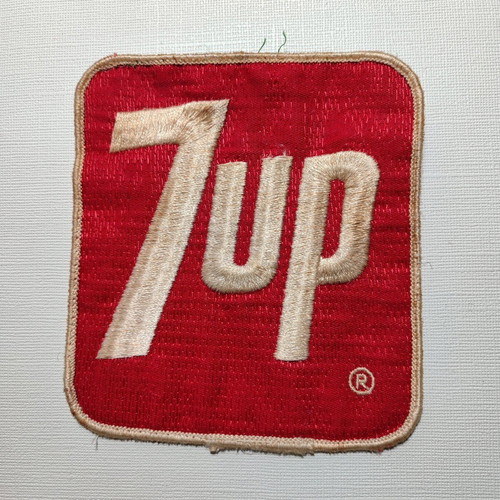 7up USA workers patch 70s 80s used, in good condition