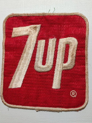 7up USA workers patch 70s 80s used, in good condition