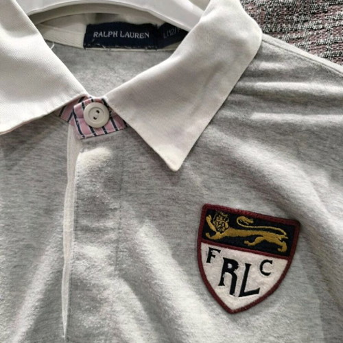Ralph Lauren kids' shirt used, gray, size large 12-14 years