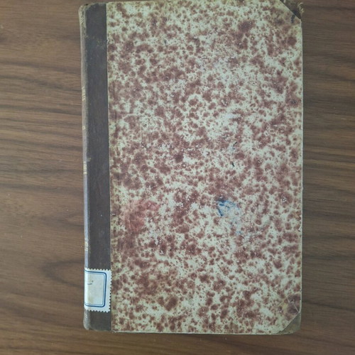 Accounting Book "Διπλογραφία" by K. Droggitos used, 1861 edition