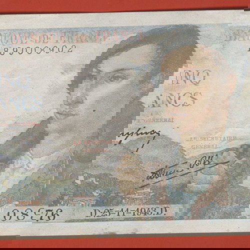 1943 D FRANCE 5 FRANCS