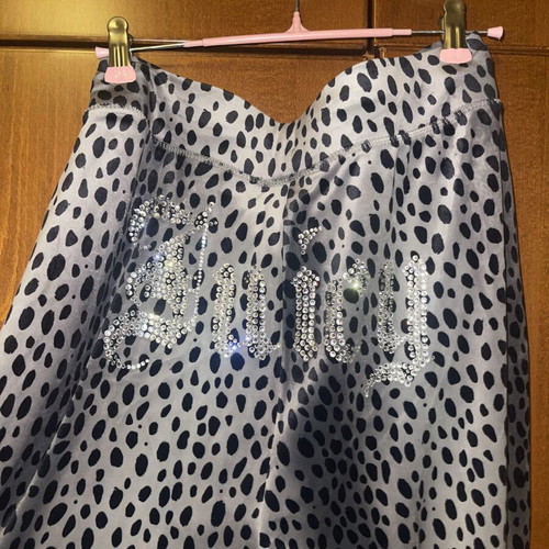 Juicy Couture Grey Leopard Velvet Set New XS Size