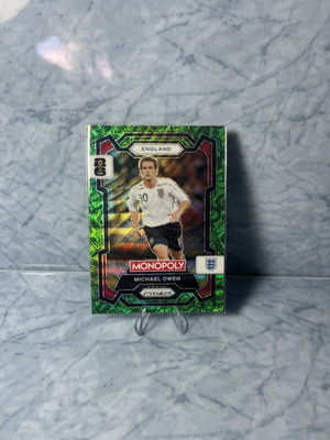 Michael Owen 2026 Panini Prizm Monopoly FIFA World Cup #26 Green Wave England