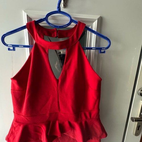 Evening dress new, red, size XL