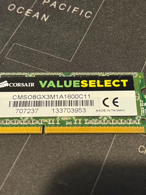 Corsair ValueSelect 8GB DDR3 SO-DIMM RAM