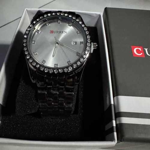 Curren women's watch new, black