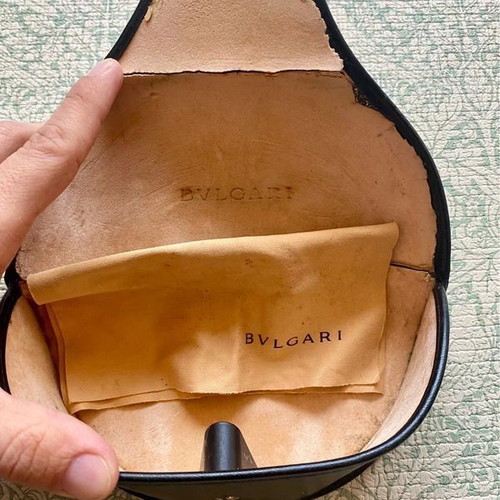 Bvlgari Vintage Women's Sunglasses Blue Navy used