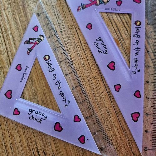 Bang on the Door rulers new, set of 2 pieces