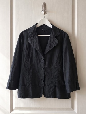OVS Business Black Linen Blazer Size L like new