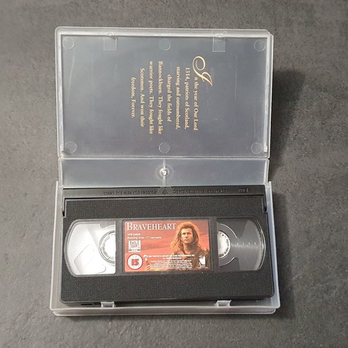 Braveheart VHS tape used