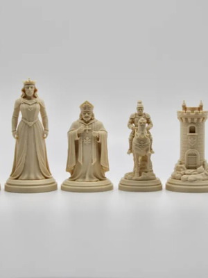 Medieval Style Chess Set new