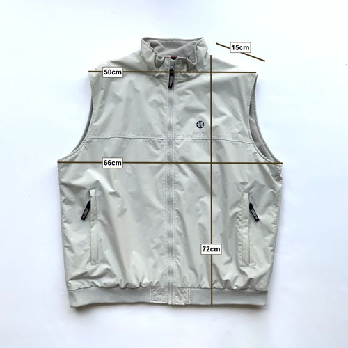 AIGLE Men's Sleeveless Jacket Vest Gray Like New Size XL