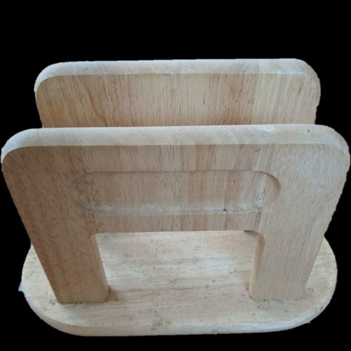 Wooden napkin holder used
