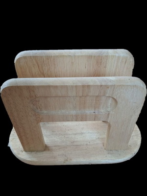 Wooden napkin holder used