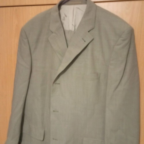 Men's summer suit size 58 used, gray
