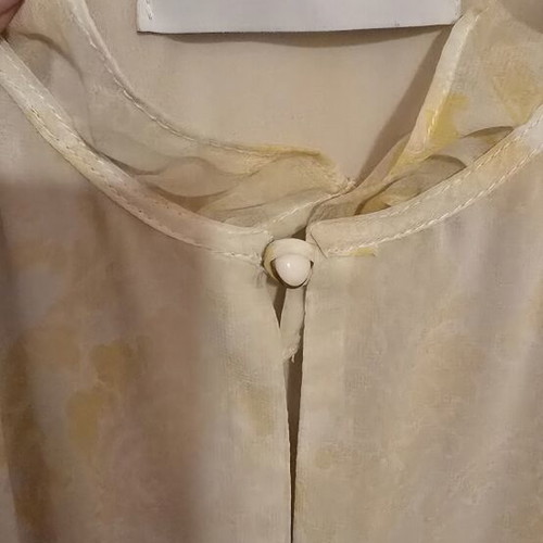 Project Soma dress like new, medium/large, white and yellow, with belt