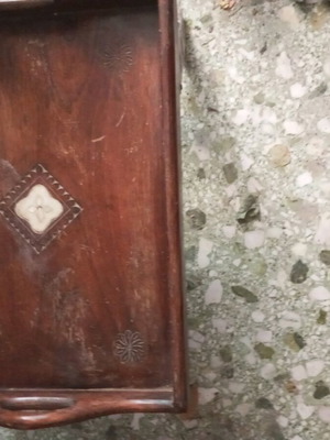 Carved tray used