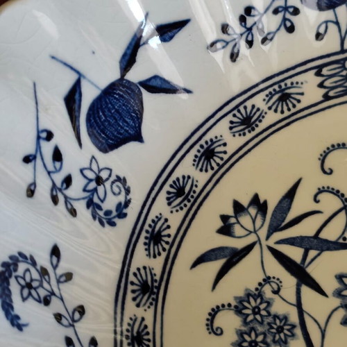 J & G Meakin Blue Nordic Vintage Porcelain Plates Set of 4 like new