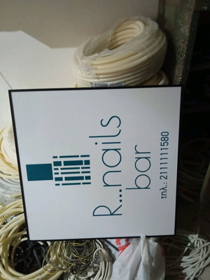 Sign used 1*1 meter