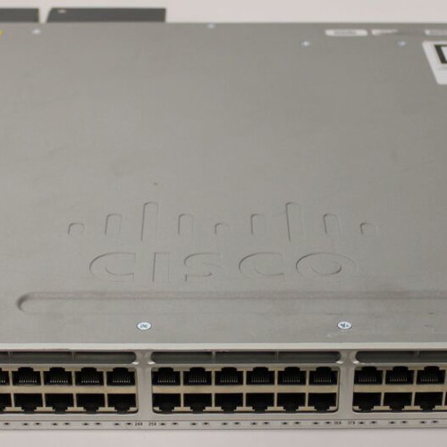 Cisco WS-C3850-48U-S V05 Switch renewed with 48 PoE+ ports and 4 SFP uplinks