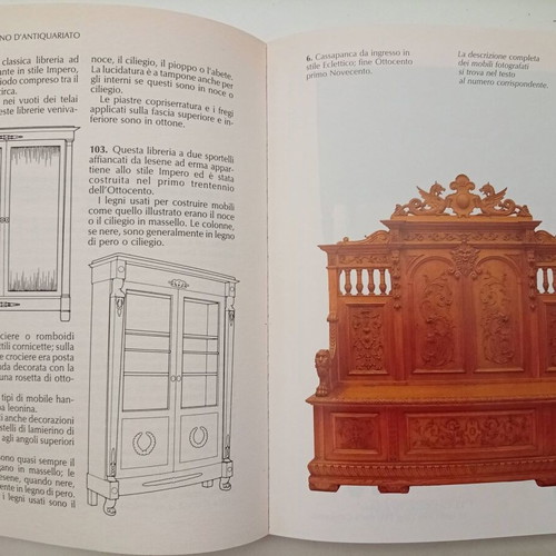 Il Mobile Italiano D'Antiquariato per tutti book like new, Italian