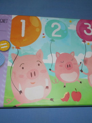 AS Magnet Box Αριθμοί καινούργιο εκπαιδευτικό παιχνίδι με 57 μαγνήτες