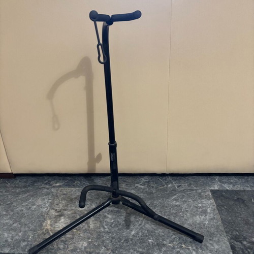 Music stand, guitar floor stand and guitar footrest used