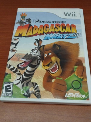 Madagascar Kartz Nintendo Wii racing game like new