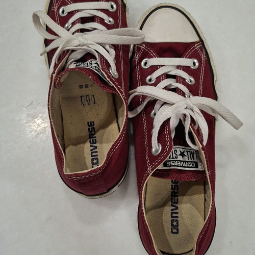 Converse All Star women's sneakers, size 39.5, burgundy