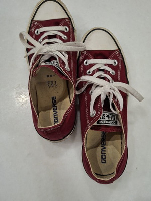 Converse All Star women's sneakers, size 39.5, burgundy