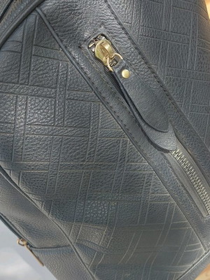 Backpack used black with unique front design