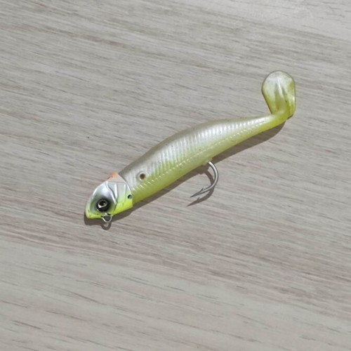 Set of 2 used spinning silicone lures Savage Gear Minnow Weedless and Hunthouse Fiiish Black Minnow