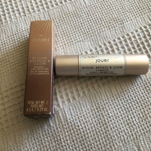Jouer Bloom Bronze & Glow bronzer and highlighter stick new