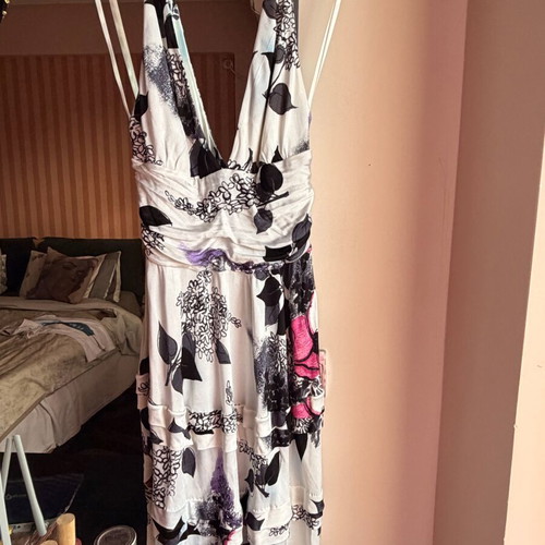 Roberto Cavalli mini dress S like new with floral print