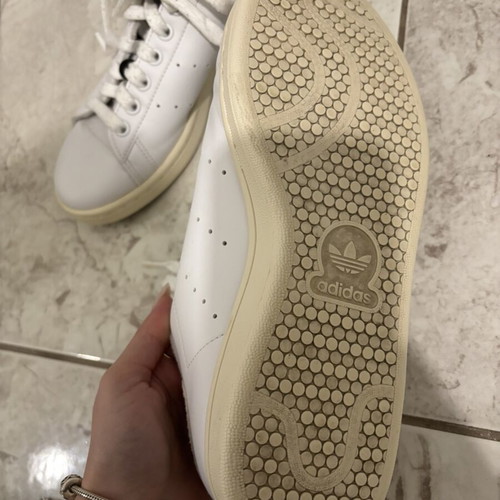 Adidas Stan Smith sneakers used, women's size 38.5, white