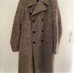DOLCE & GABBANA τουίντ μάλλινο παλτό